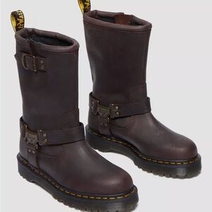 Dr. Martens Anistone Hi Leather Biker Boots